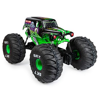 Monster Jam Official MEGA Grave Digger All-Terrain Remote Control Monster Truck with Lights by Spinmaster