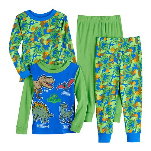 Toddler Boy Jurassic Park Cotton Tops & Bottoms Pajamas Set (Set of 2)