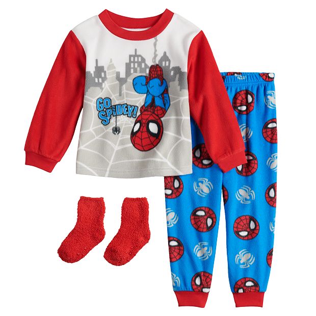 Kohls spiderman online pajamas