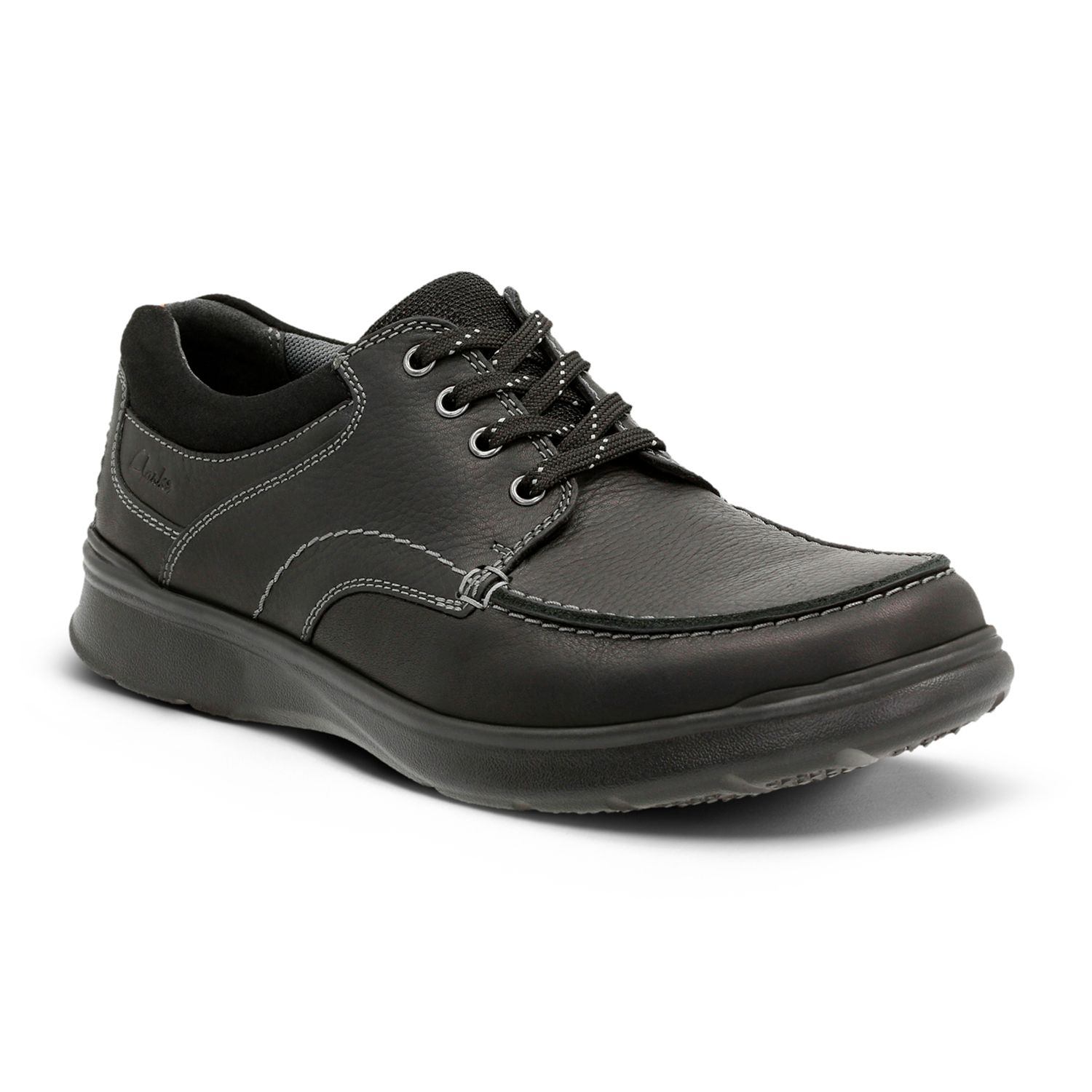 clarks mens black shoes