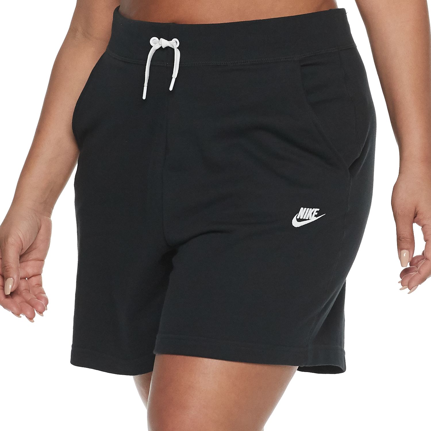 nike women's plus size shorts