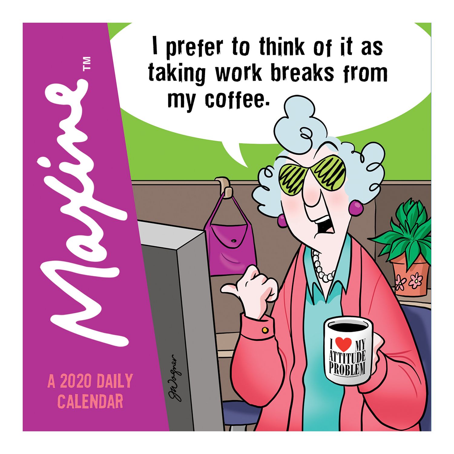 Maxine 2020 Daily Desktop Calendar