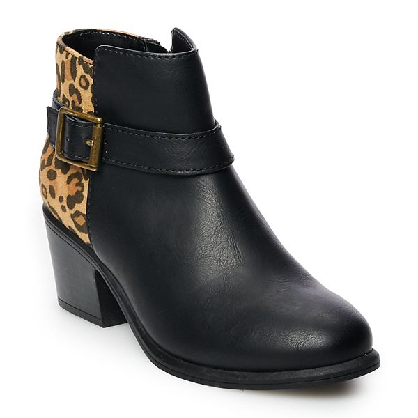 Kohls 2025 leopard booties