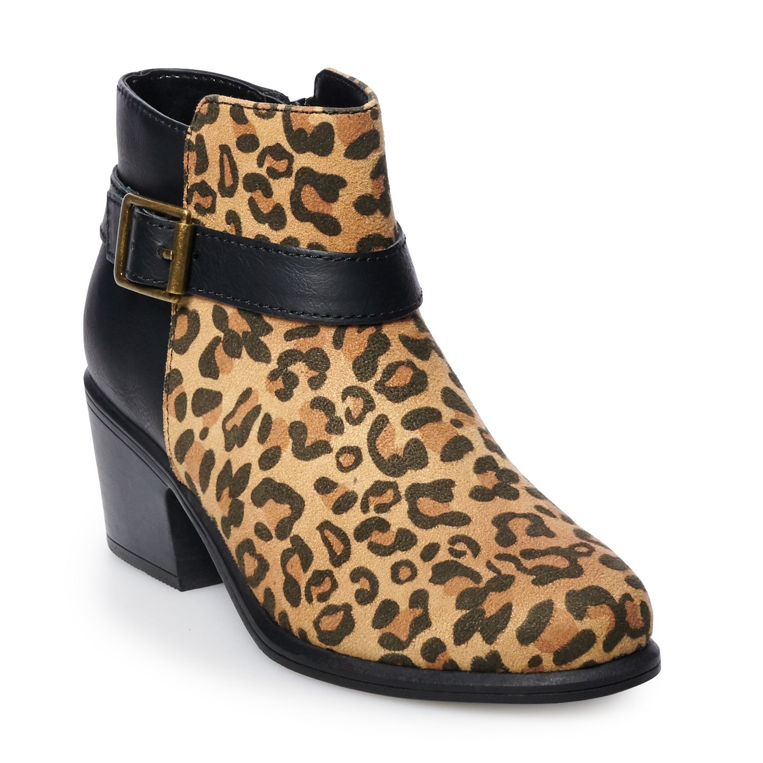 kohls leopard boots