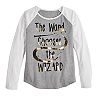 Girls 7-16 Harry Potter Wand Chooses Wizard Long Sleeve Tee Shirt