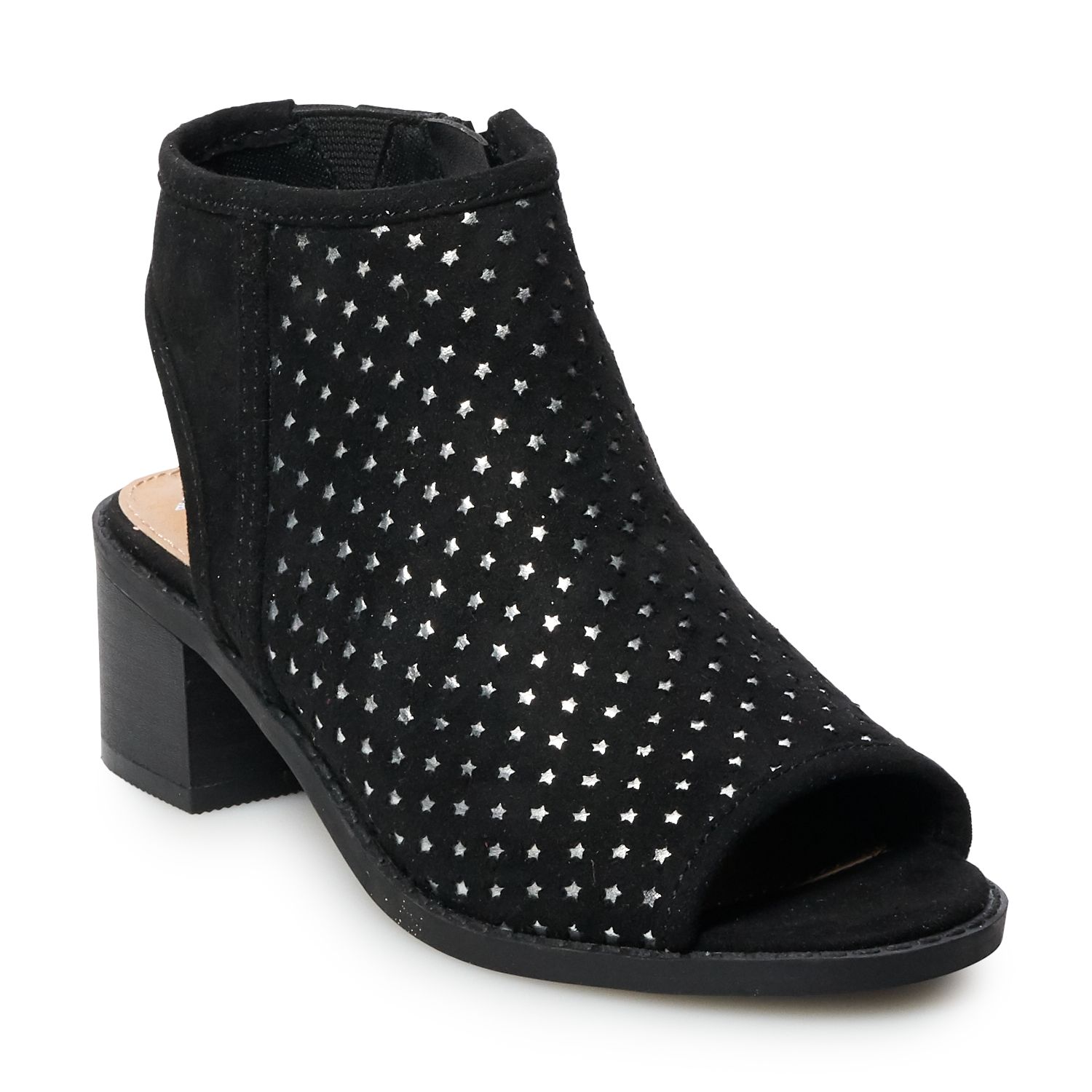 kohls girls black boots