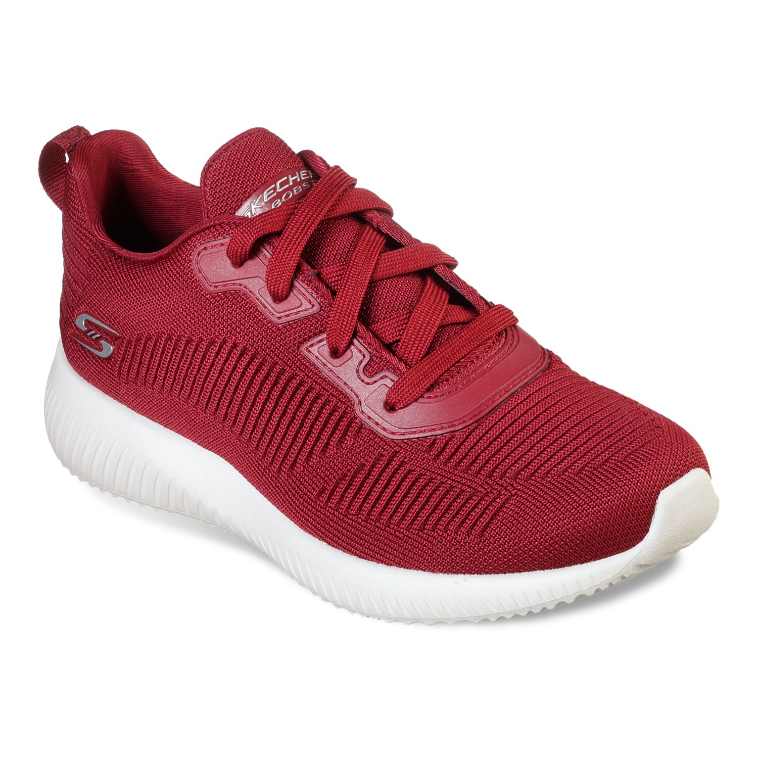 red sketchers for women