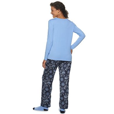 Women's Croft & Barrow® 3-Piece Pajama Set