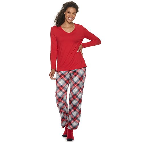 Women's Croft & Barrow® 3-Piece Pajama Set