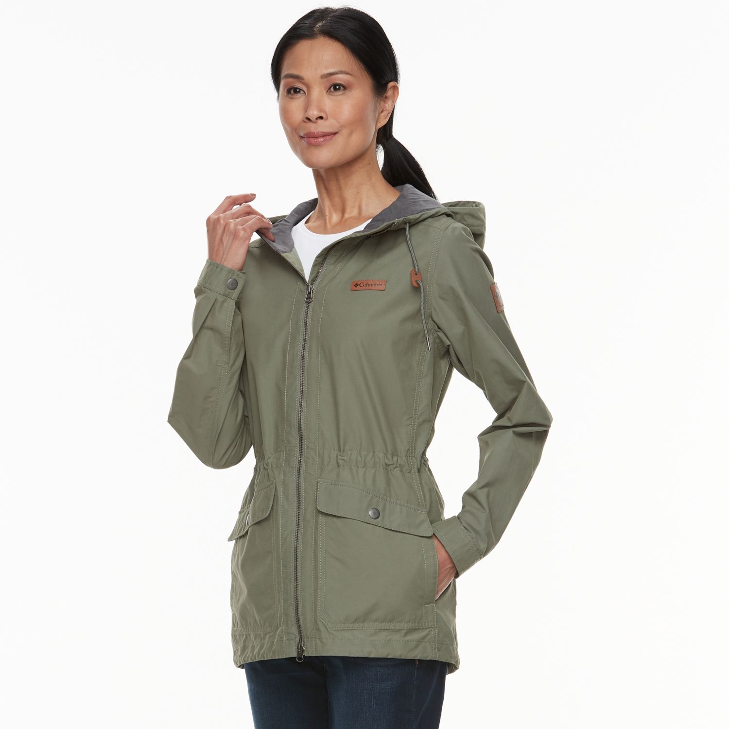 columbia cultus lake long hooded jacket