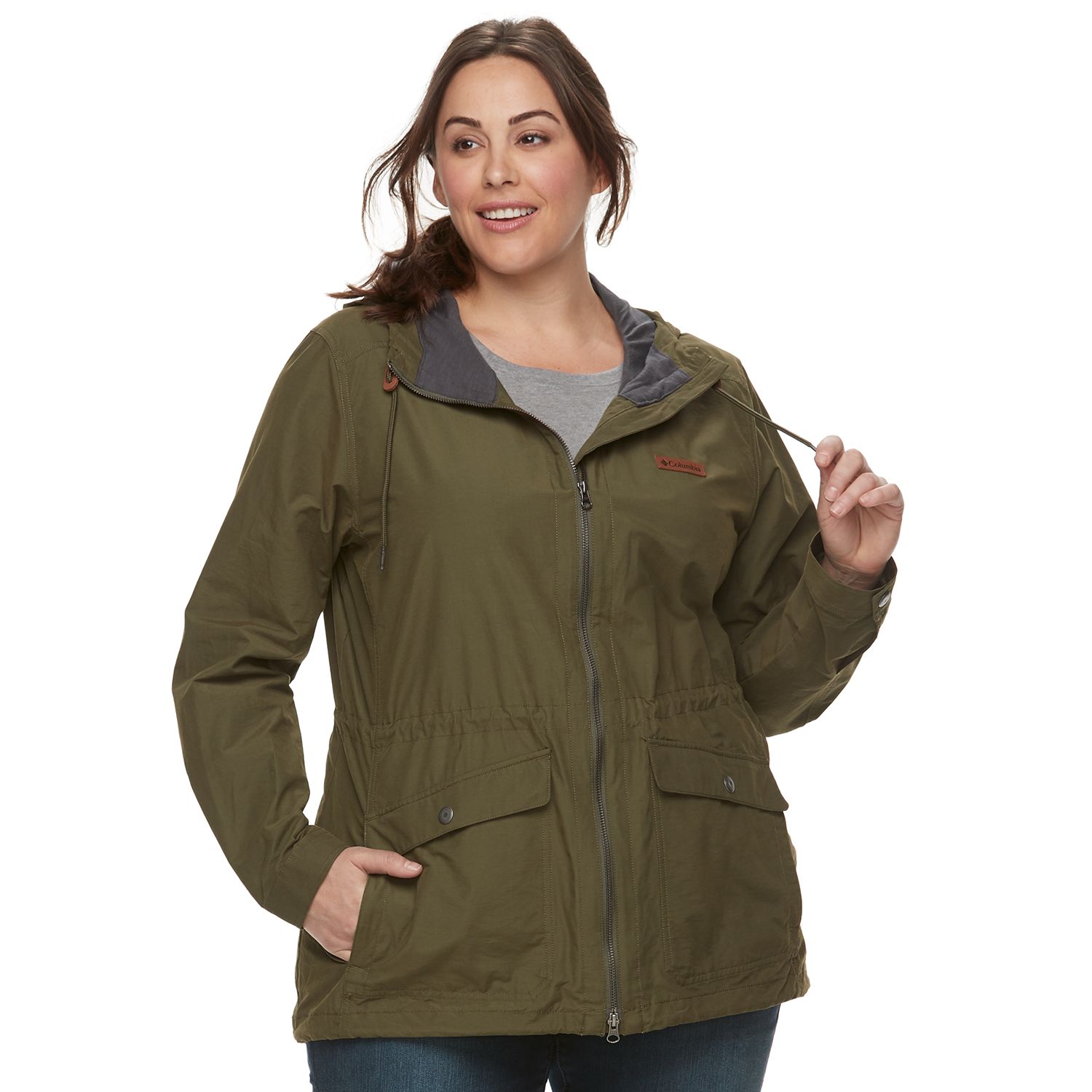 kohls plus size columbia coats