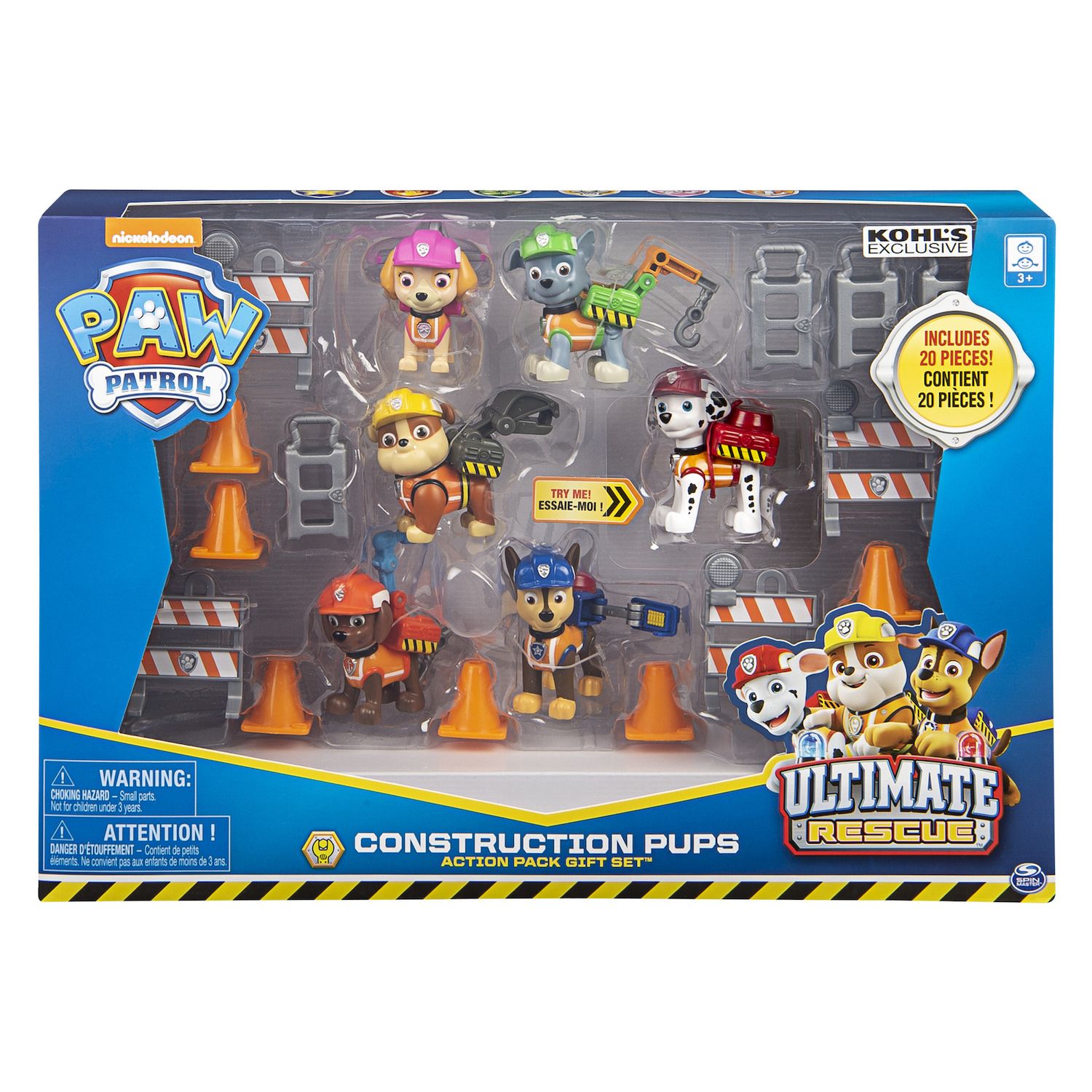 paw patrol ultimate rescue construction
