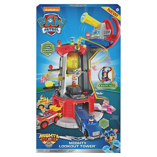 paw patrol spin master tower