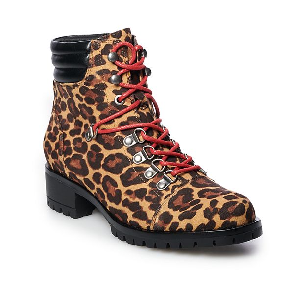 Leopard print hot sale hiking boots