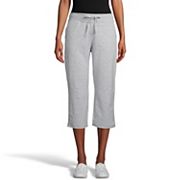 RealSize Women's French Terry Cloth Capri Pants with Pockets, XS-XXXL