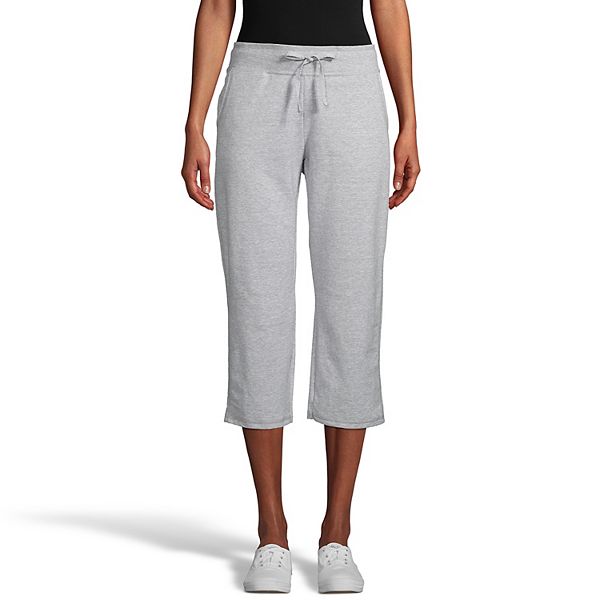 Women s Hanes French Terry Pocket Capris