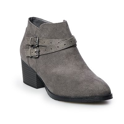 Kohls womens grey boots sales