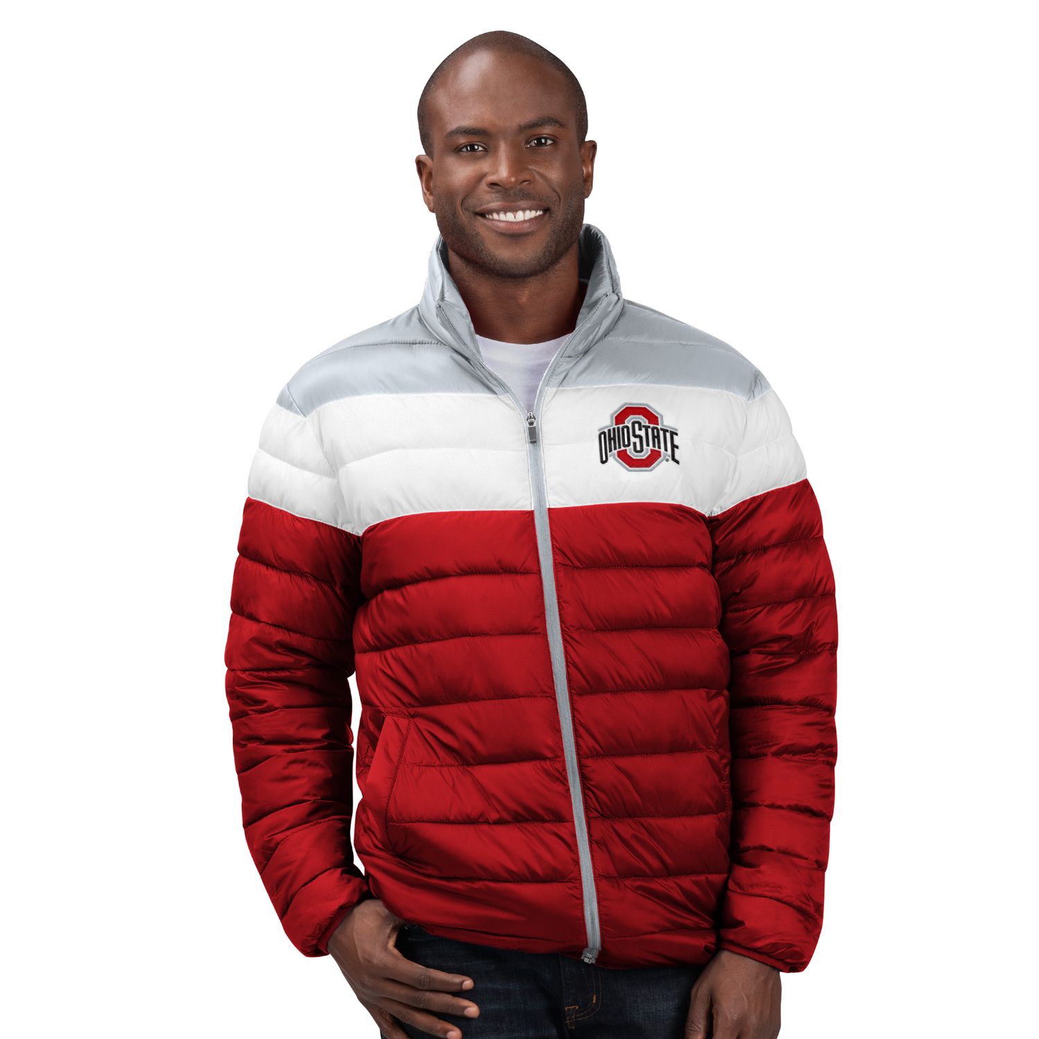 men's ohio state puffer vest