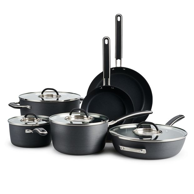 Legend Cookware 10 PC Nonstick Cookware Set Black