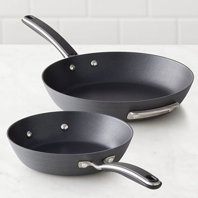 Food Network™ 2-pc. Hard-Anodized Space Saving Skillet Set