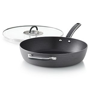 Food Network? 12-in. Hard-Anodized Nonstick Space Saving Saute Pan with Lid