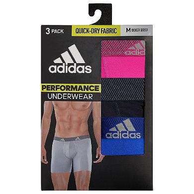 Men's adidas 3-pack climalite Performance Boxer Briefs