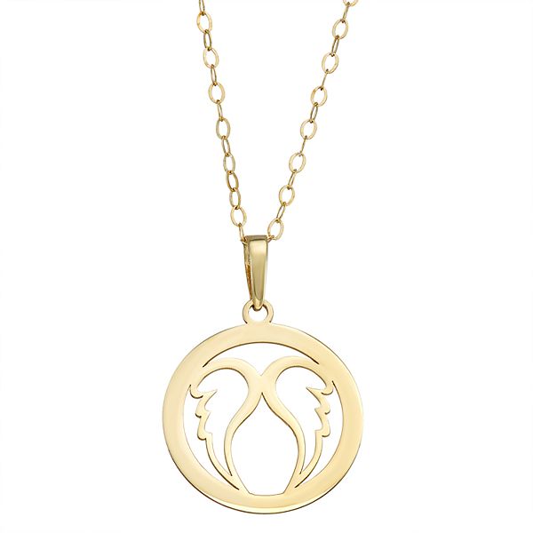 Angel wing sale necklace kohls