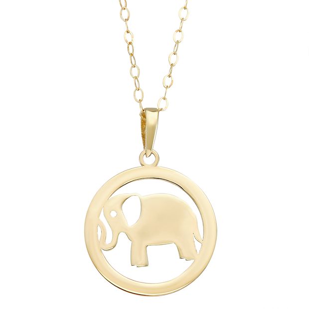 Kohls hot sale elephant necklace