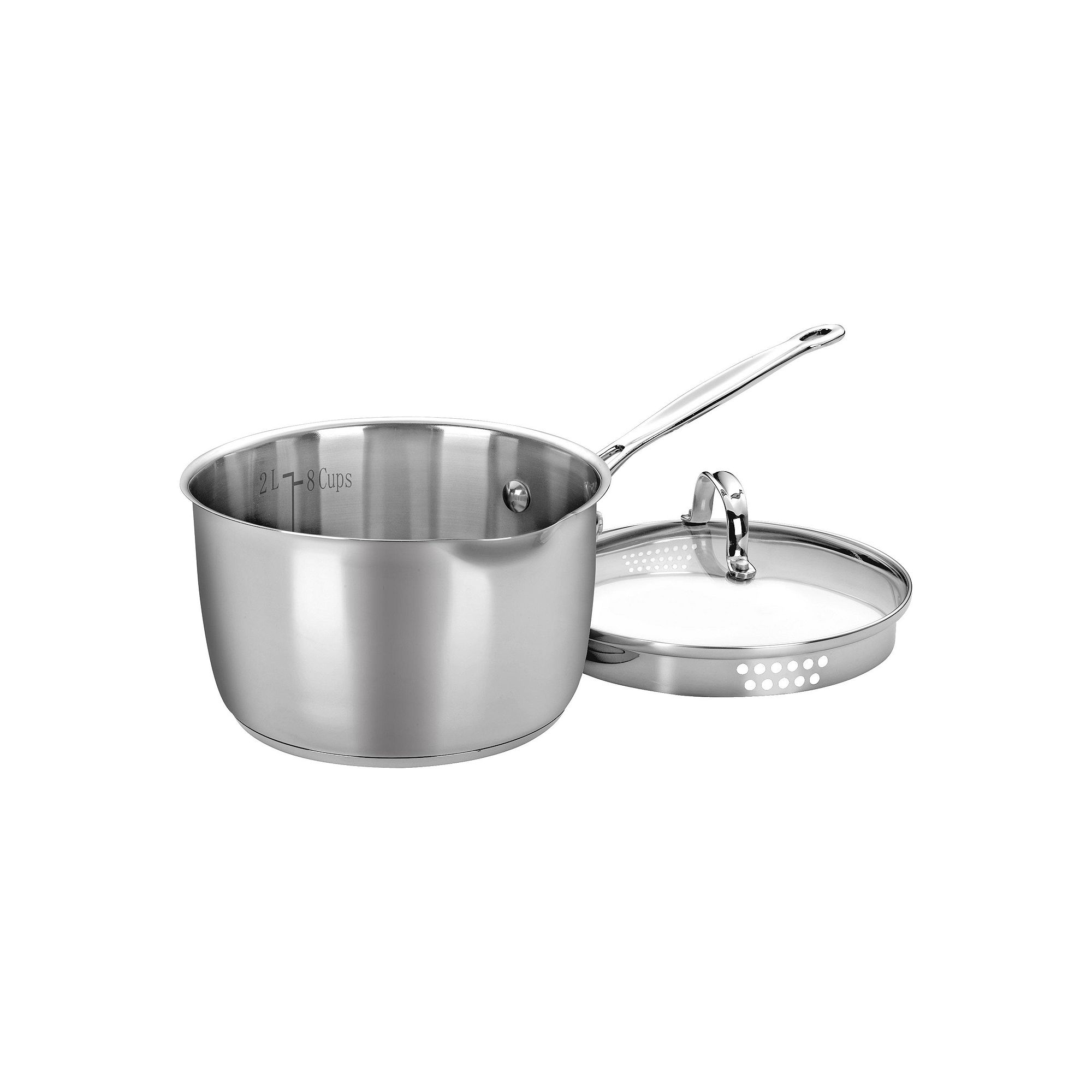 Cuisinart® Chefs Classic Stainless Steel 3-qt. Pour Saucepan with Straini