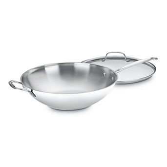 Cuisinart® Chef's Classic Stainless Steel 14 in Stir Fry Pan with Lid