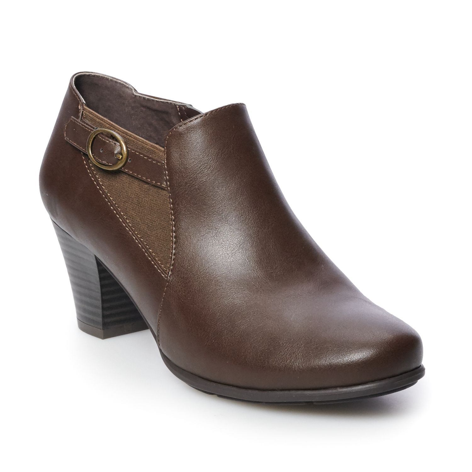 croft & barrow baron women's ortholite high heel ankle boots