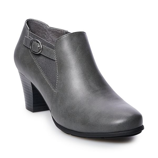 Ladies gray booties best sale