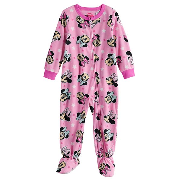 3T or 4T w/ Optional Slippers Details about   MINNIE MOUSE Fleece Sleepwear Set Pajamas Size 2T 