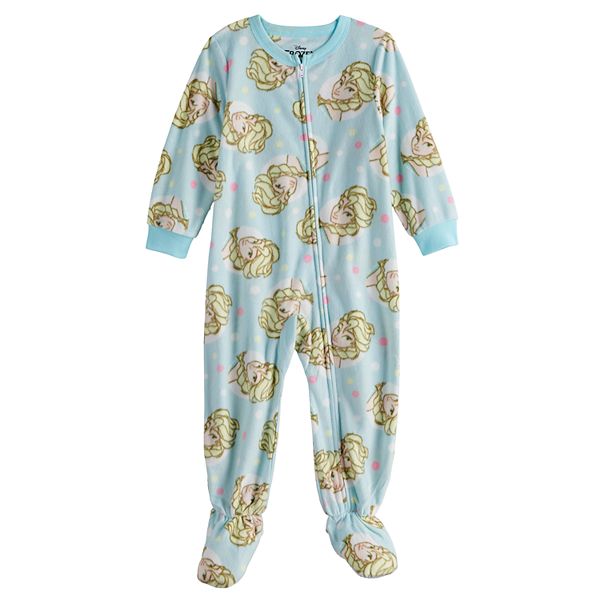 Disney's Frozen Elsa Toddler Girl Fleece Footed Pajamas