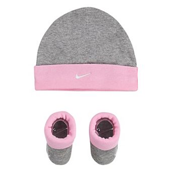 Baby Girl Nike Beanie & Booties Set
