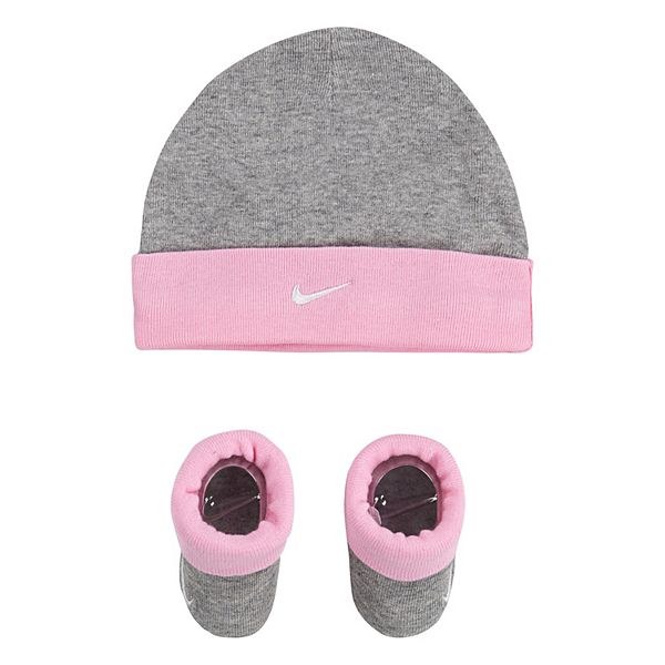 Baby Girl Nike Beanie Booties Set