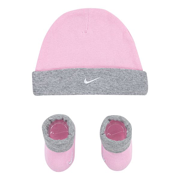 Baby Girl Nike Beanie And Booties 2 Piece Set - beanie roblox girl hair