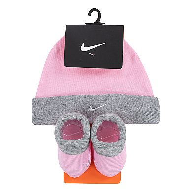 Baby Girl Nike Beanie and Booties 2-Piece Set