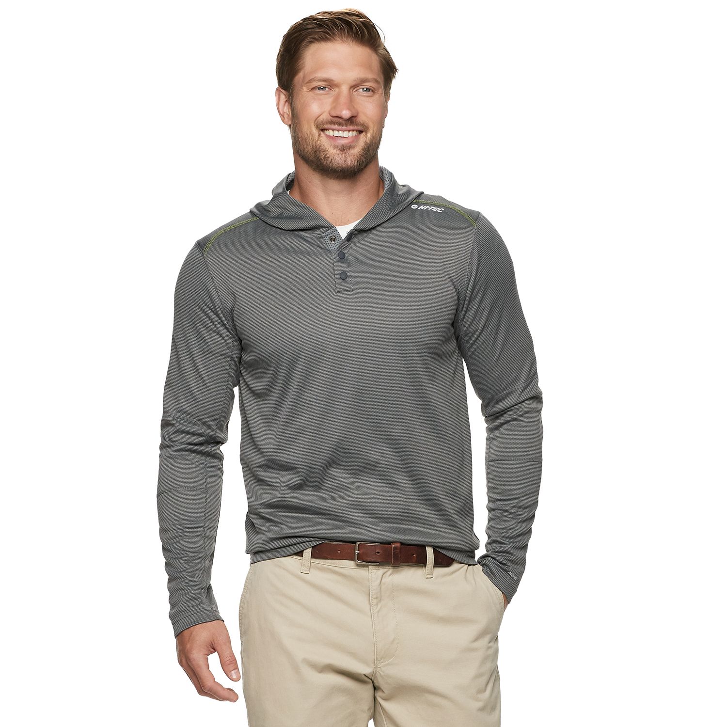 mens henley hoodie