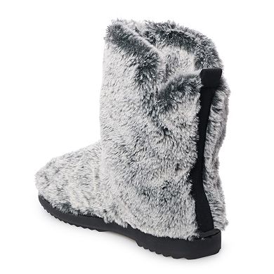 Women's Sonoma Goods For Life® Faux Fur Slouch Bootie Slippers