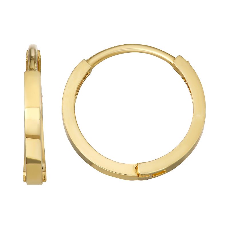 Forever 14K Hoop Earrings, Womens, Yellow