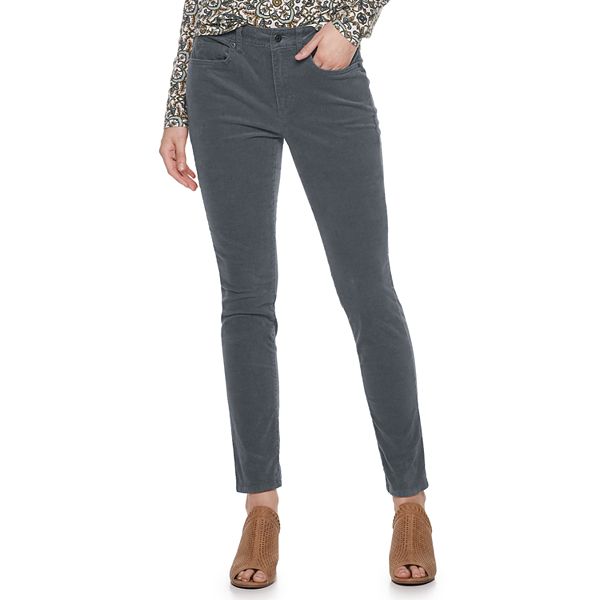 Women's Sonoma Goods For Life® High Rise Skinny Corduroy Jeans