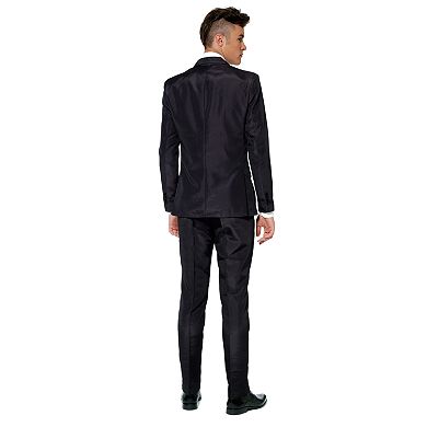 Men's Suitmeister Slim-Fit Solid Suit & Tie Set