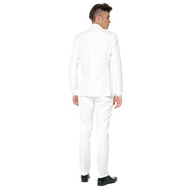 Men's Suitmeister Slim-Fit Solid Suit & Tie Set
