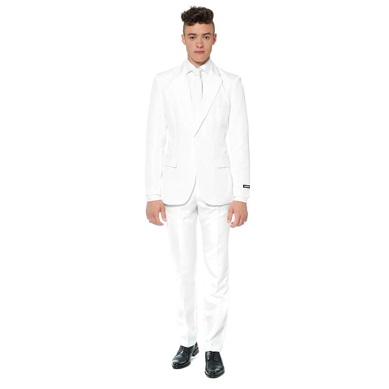 46275795 Mens Suitmeister Slim-Fit Solid Suit & Tie Set, Si sku 46275795