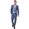 Men's Suitmeister Slim-Fit USA Stars and Stripes Americana Suit & Tie Set