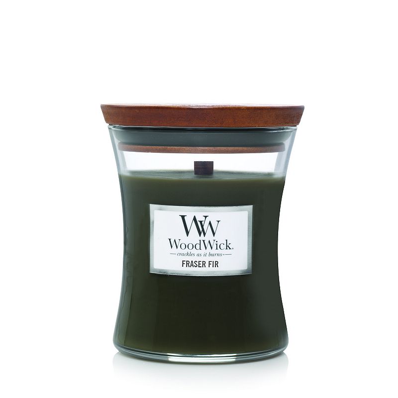UPC 663595921756 product image for WoodWick® Fraser Fir Medium Hourglass Candle, Green | upcitemdb.com