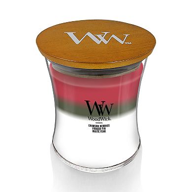 WoodWick® Winter Garland Trilogy Medium Hourglass Candle