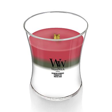 WoodWick® Winter Garland Trilogy Medium Hourglass Candle