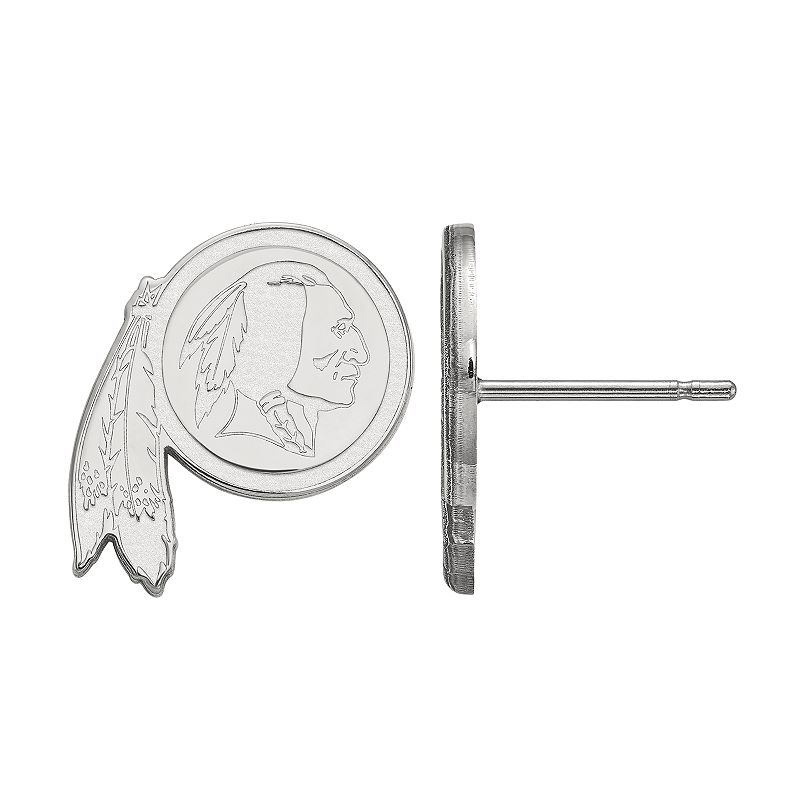 UPC 191101421600 product image for Women's NFL LogoArt Washington Redskins Sterling Silver Gold Plated Post Earring | upcitemdb.com